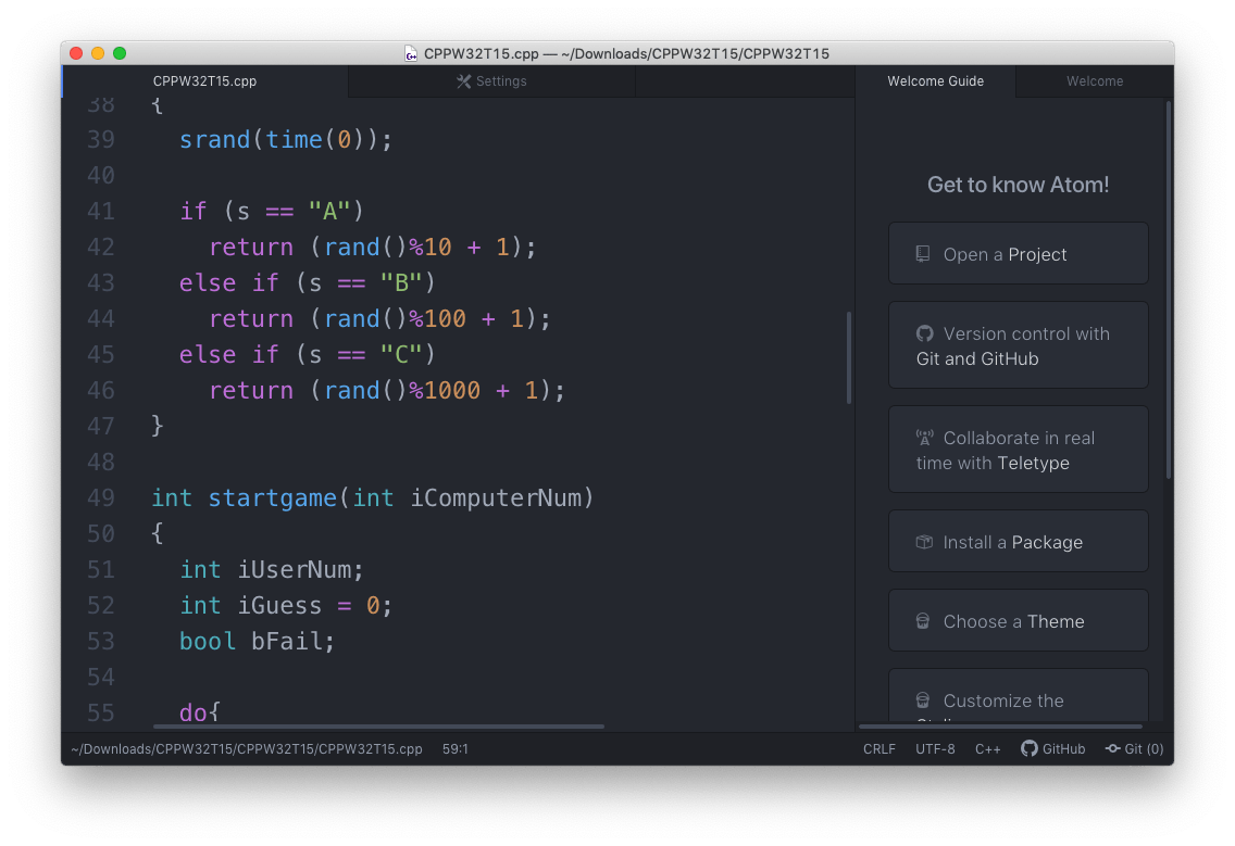 Atom Screenshot