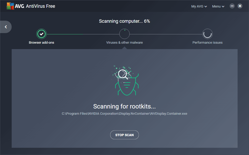 AVG Screenshot