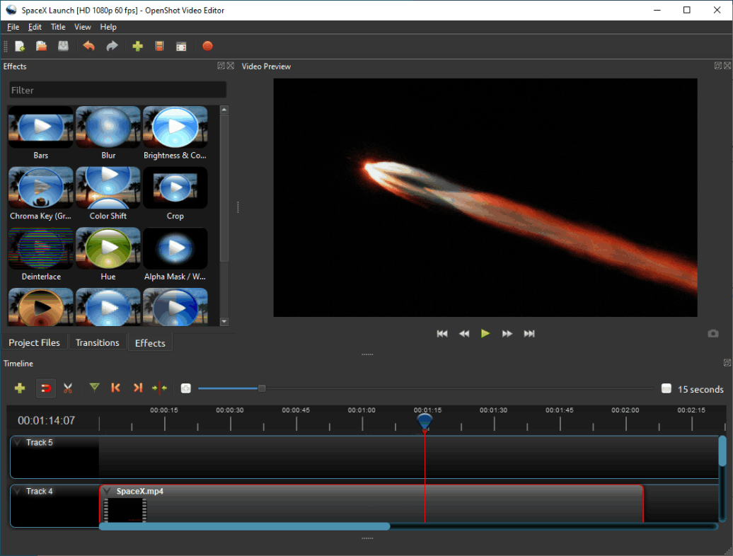 OpenShot Screenshot