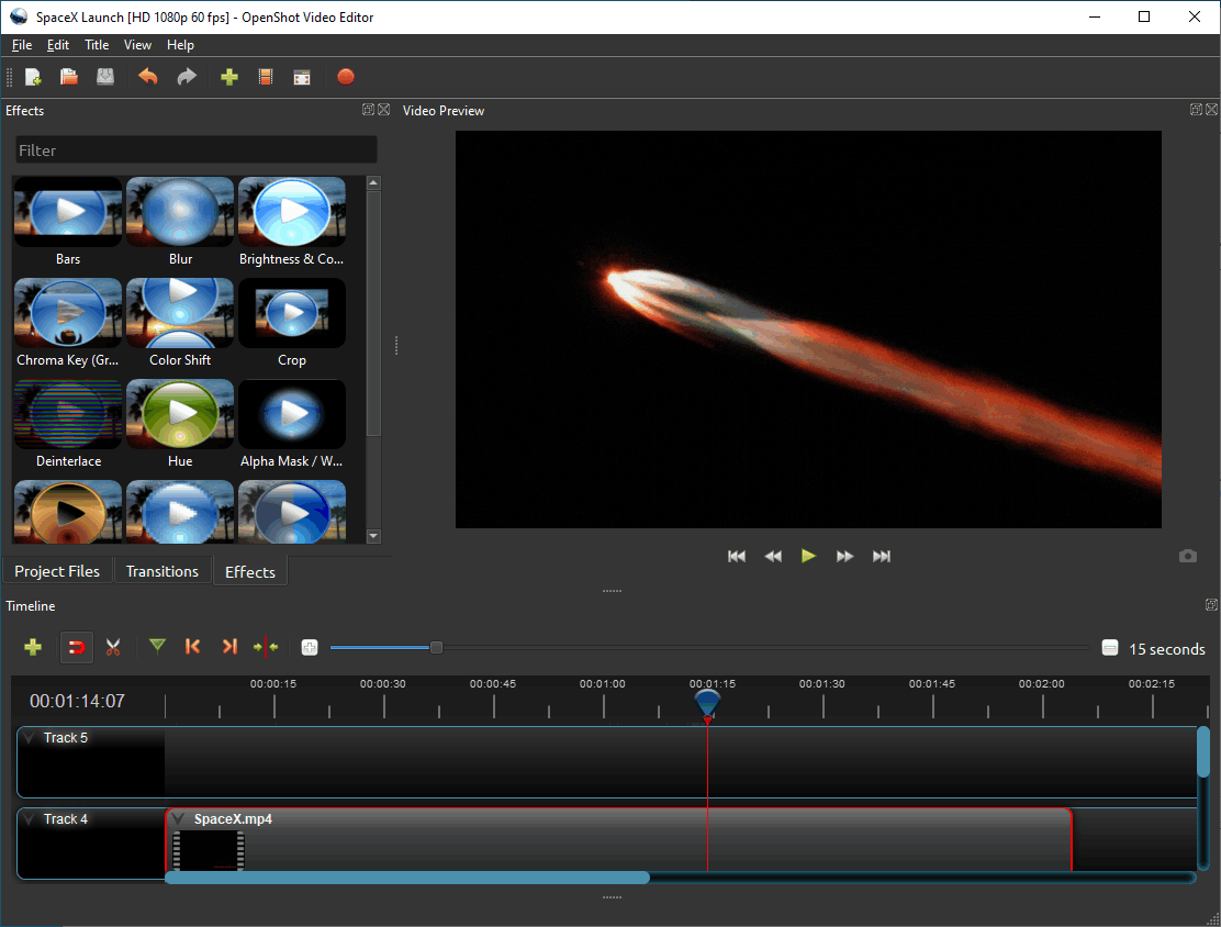 OpenShot Screenshot