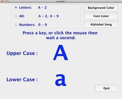 SpeakABCs Screenshot