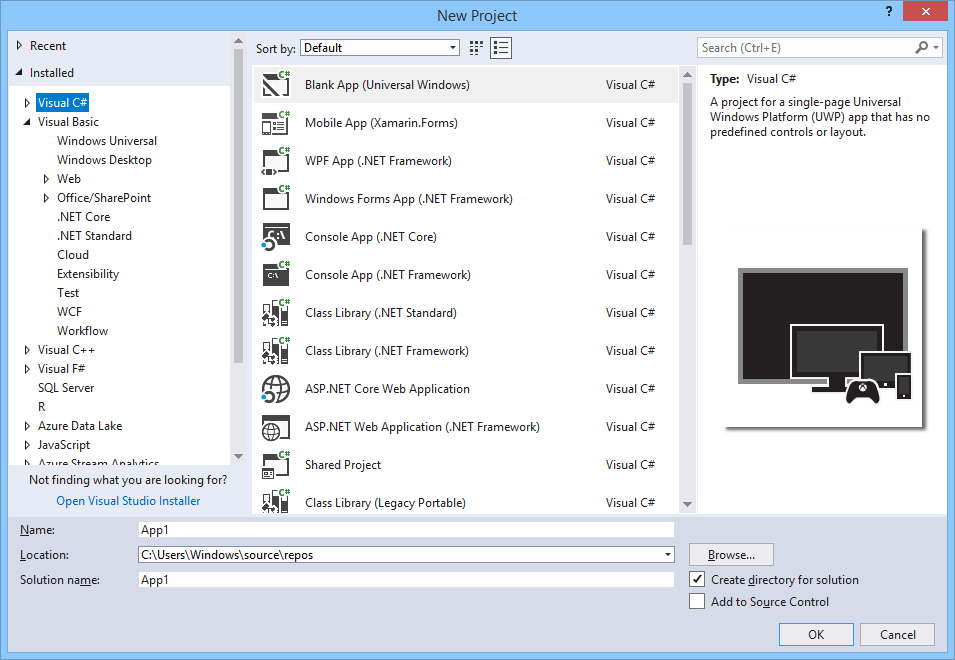 Visual Studio Screenshot